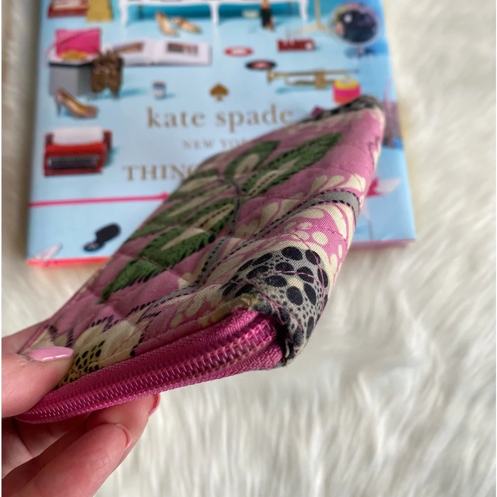 Vera Bradley Pink Zipper Wallet - Picture 3 of 11
